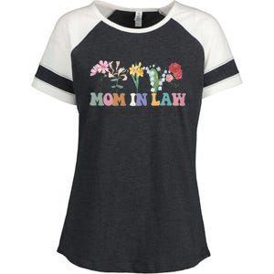 Mother In Law Mothers Day Gift For Mother Family Enza Ladies Jersey Colorblock Tee