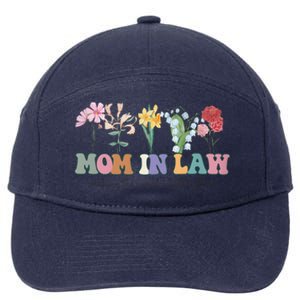 Mother In Law Mothers Day Gift For Mother Family 7-Panel Snapback Hat