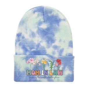 Mother In Law Mothers Day Gift For Mother Family Tie Dye 12in Knit Beanie