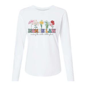 Mother In Law Mothers Day Gift For Mother Family Womens Cotton Relaxed Long Sleeve T-Shirt