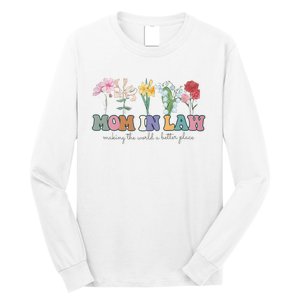 Mother In Law Mothers Day Gift For Mother Family Long Sleeve Shirt