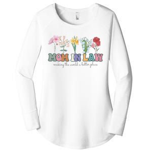 Mother In Law Mothers Day Gift For Mother Family Women's Perfect Tri Tunic Long Sleeve Shirt