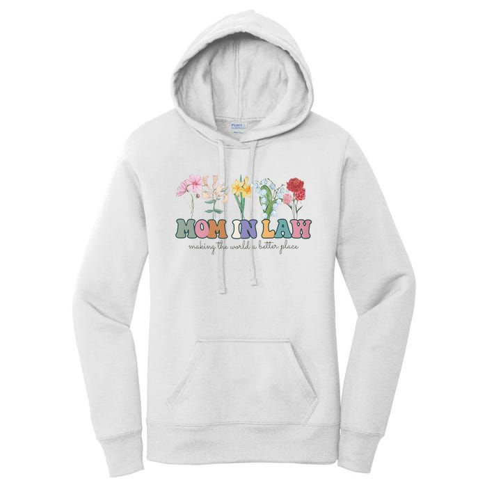 Mother In Law Mothers Day Gift For Mother Family Women's Pullover Hoodie