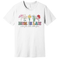 Mother In Law Mothers Day Gift For Mother Family Premium T-Shirt