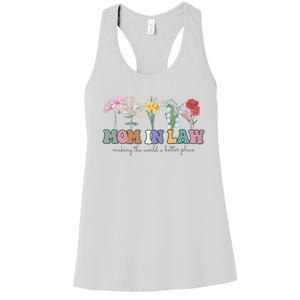 Mother In Law Mothers Day Gift For Mother Family Women's Racerback Tank