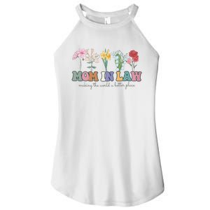 Mother In Law Mothers Day Gift For Mother Family Women's Perfect Tri Rocker Tank