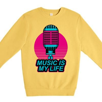 Music Is Life Premium Crewneck Sweatshirt