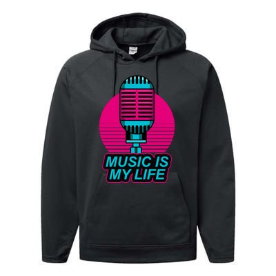 Music Is Life Performance Fleece Hoodie