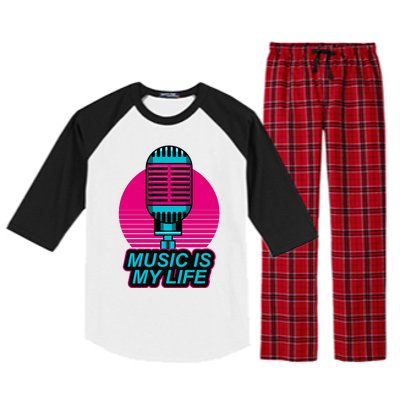 Music Is Life Raglan Sleeve Pajama Set