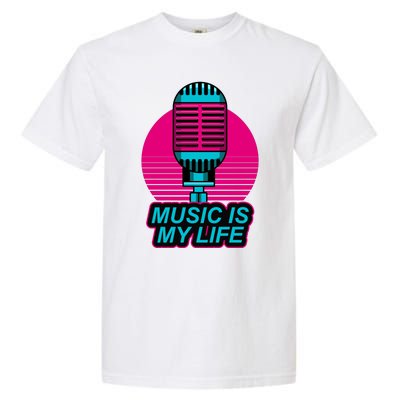 Music Is Life Garment-Dyed Heavyweight T-Shirt