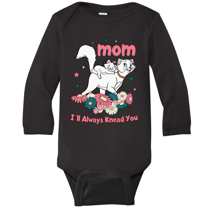 Mom I Ll Always Knead You Mom And Child Matching Family Cute Cat Baby Long Sleeve Bodysuit