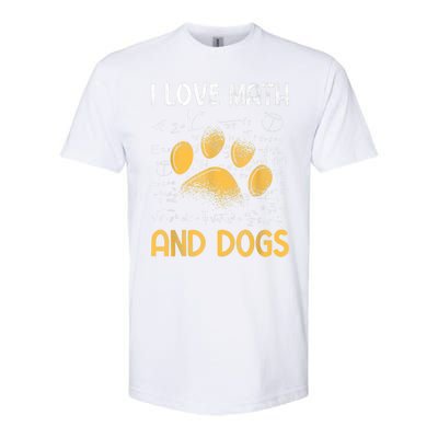 Mathematics I Love Dogs And Math Softstyle CVC T-Shirt