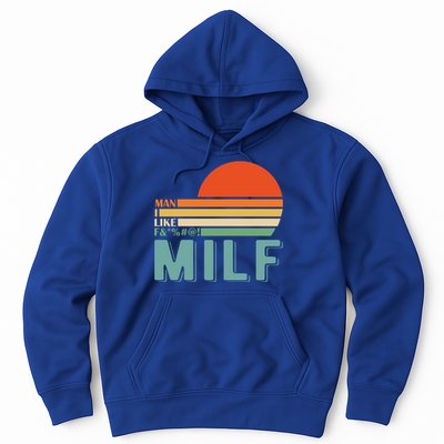 Milf I Love F Football I Heart Hot Moms I Heart Milfs Great Gift Hoodie