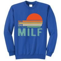 Milf I Love F Football I Heart Hot Moms I Heart Milfs Great Gift Sweatshirt