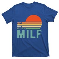 Milf I Love F Football I Heart Hot Moms I Heart Milfs Great Gift T-Shirt