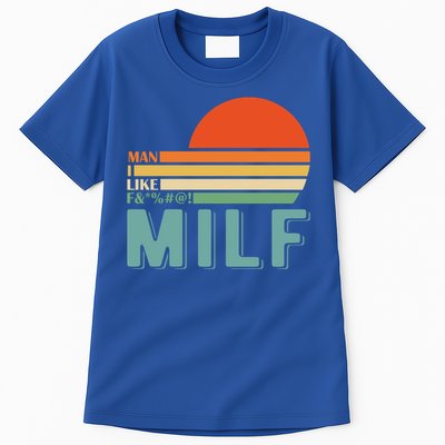 Milf I Love F Football I Heart Hot Moms I Heart Milfs Great Gift Tall T-Shirt