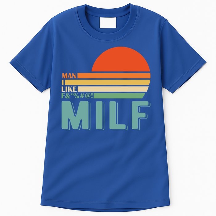 Milf I Love F Football I Heart Hot Moms I Heart Milfs Great Gift Tall T-Shirt