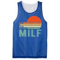 Milf I Love F Football I Heart Hot Moms I Heart Milfs Great Gift Mesh Reversible Basketball Jersey Tank