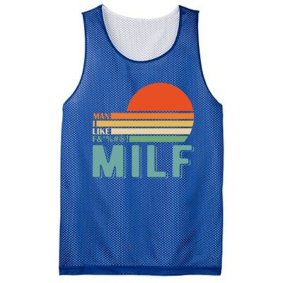 Milf I Love F Football I Heart Hot Moms I Heart Milfs Great Gift Mesh Reversible Basketball Jersey Tank