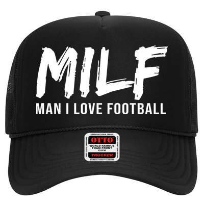 Man I Love Football Funny MILF Trucker Hat