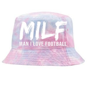 Man I Love Football Funny MILF Tie-Dyed Bucket Hat