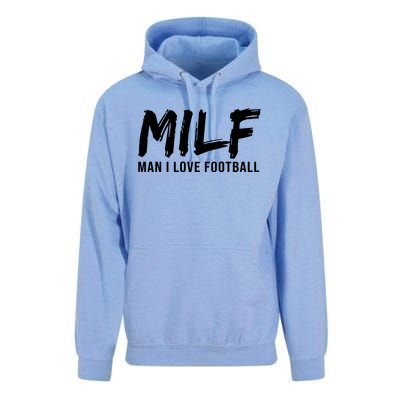 Man I Love Football Funny MILF Unisex Surf Hoodie