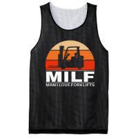 Man I Love Forklifts Mesh Reversible Basketball Jersey Tank