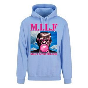 Man I Love Felons Trump Funny Donald Trump Republican Trump 2024 Unisex Surf Hoodie