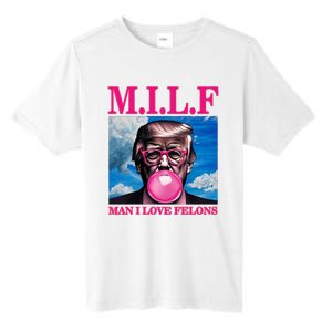 Man I Love Felons Trump Funny Donald Trump Republican Trump 2024 Tall Fusion ChromaSoft Performance T-Shirt