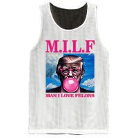 Man I Love Felons Trump Funny Donald Trump Republican Trump 2024 Mesh Reversible Basketball Jersey Tank