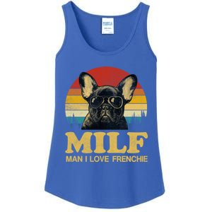 Milf I Love Frenchie Funny Saying French Bulldog Lovers Cool Gift Ladies Essential Tank