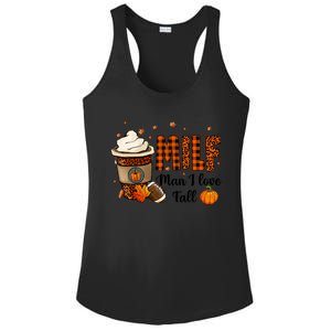 Milf I Love Fall Football Lover Pumpkin Spice Great Gift Ladies PosiCharge Competitor Racerback Tank