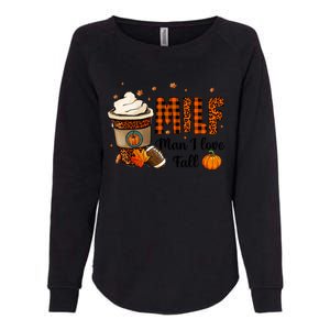 Milf I Love Fall Football Lover Pumpkin Spice Great Gift Womens California Wash Sweatshirt