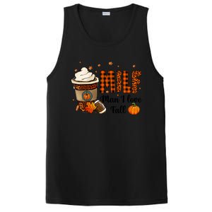 Milf I Love Fall Football Lover Pumpkin Spice Great Gift PosiCharge Competitor Tank