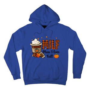 Milf I Love Fall Football Lover Pumpkin Spice Great Gift Hoodie