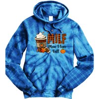 Milf I Love Fall Football Lover Pumpkin Spice Great Gift Tie Dye Hoodie