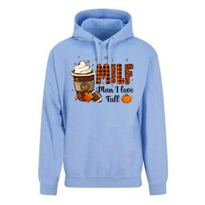 Milf I Love Fall Football Lover Pumpkin Spice Great Gift Unisex Surf Hoodie