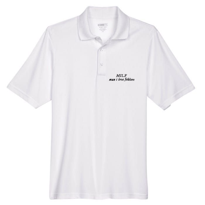 Man I Love Folklore MILF Men's Origin Performance Pique Polo