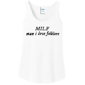 Man I Love Folklore MILF Ladies Essential Tank