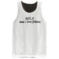 Man I Love Folklore MILF Mesh Reversible Basketball Jersey Tank