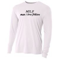 Man I Love Folklore MILF Cooling Performance Long Sleeve Crew