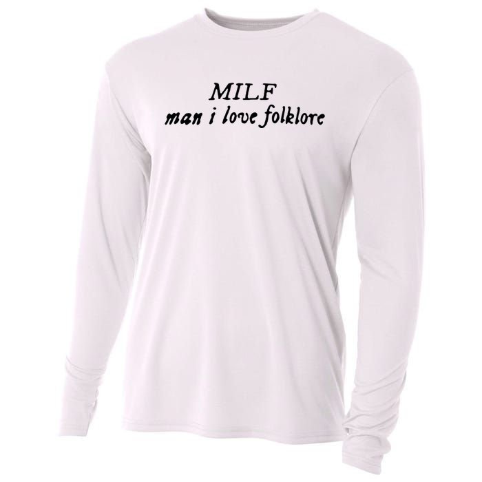 Man I Love Folklore MILF Cooling Performance Long Sleeve Crew