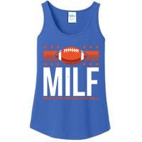 Milf I Love Fantasy Football Fans Players Gift Ladies Essential Tank