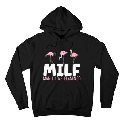 Man I Love Flamingos Bird Lover Summer Flamingo Hoodie