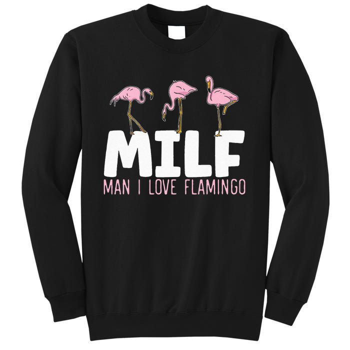 Man I Love Flamingos Bird Lover Summer Flamingo Sweatshirt