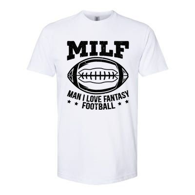 Milf I Love Fantasy Football Cute Gift Softstyle® CVC T-Shirt