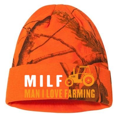 Milf I Love Farming Kansas State Football Fan Gift Kati Licensed 12" Camo Beanie