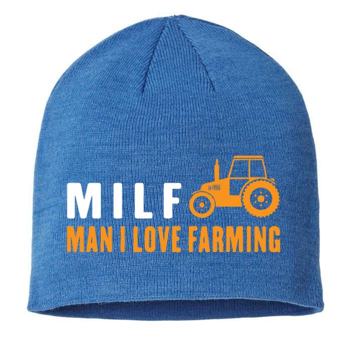 Milf I Love Farming Kansas State Football Fan Gift Sustainable Beanie