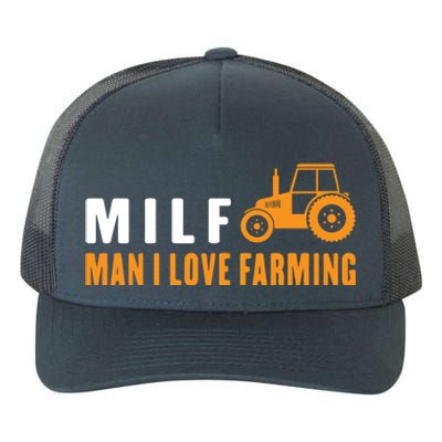 Milf I Love Farming Kansas State Football Fan Gift Yupoong Adult 5-Panel Trucker Hat