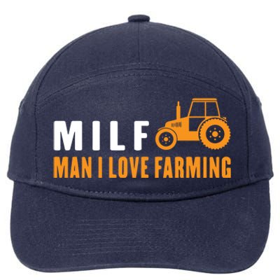 Milf I Love Farming Kansas State Football Fan Gift 7-Panel Snapback Hat